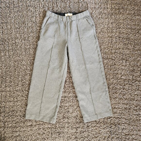 Everlane Grey Wide Leg Pants Small - Picture 2 of 11